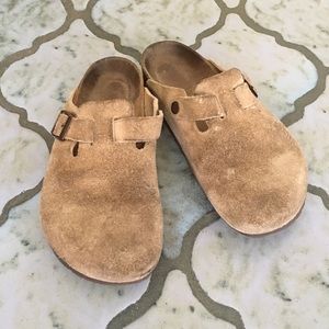 Birkenstock Suede Clogs - size 38